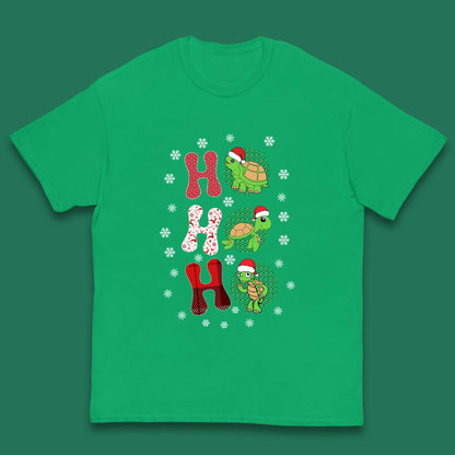 turtles santa kids t shirt