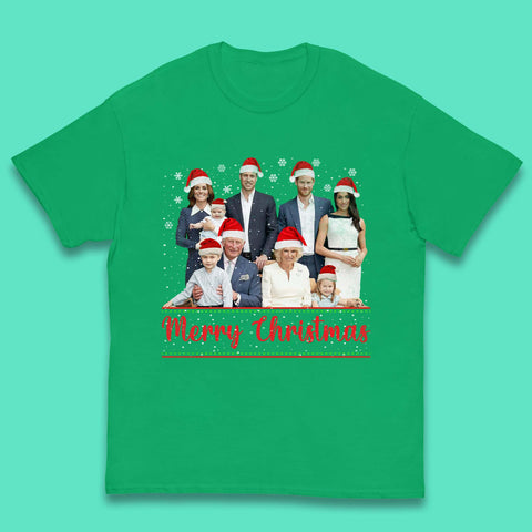 British Royal Family Succession Christmas Kids T-Shirt