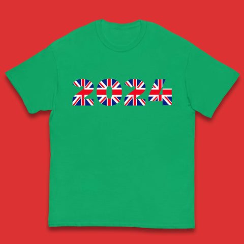 New Year 2024 UK Flag Kids T-Shirt