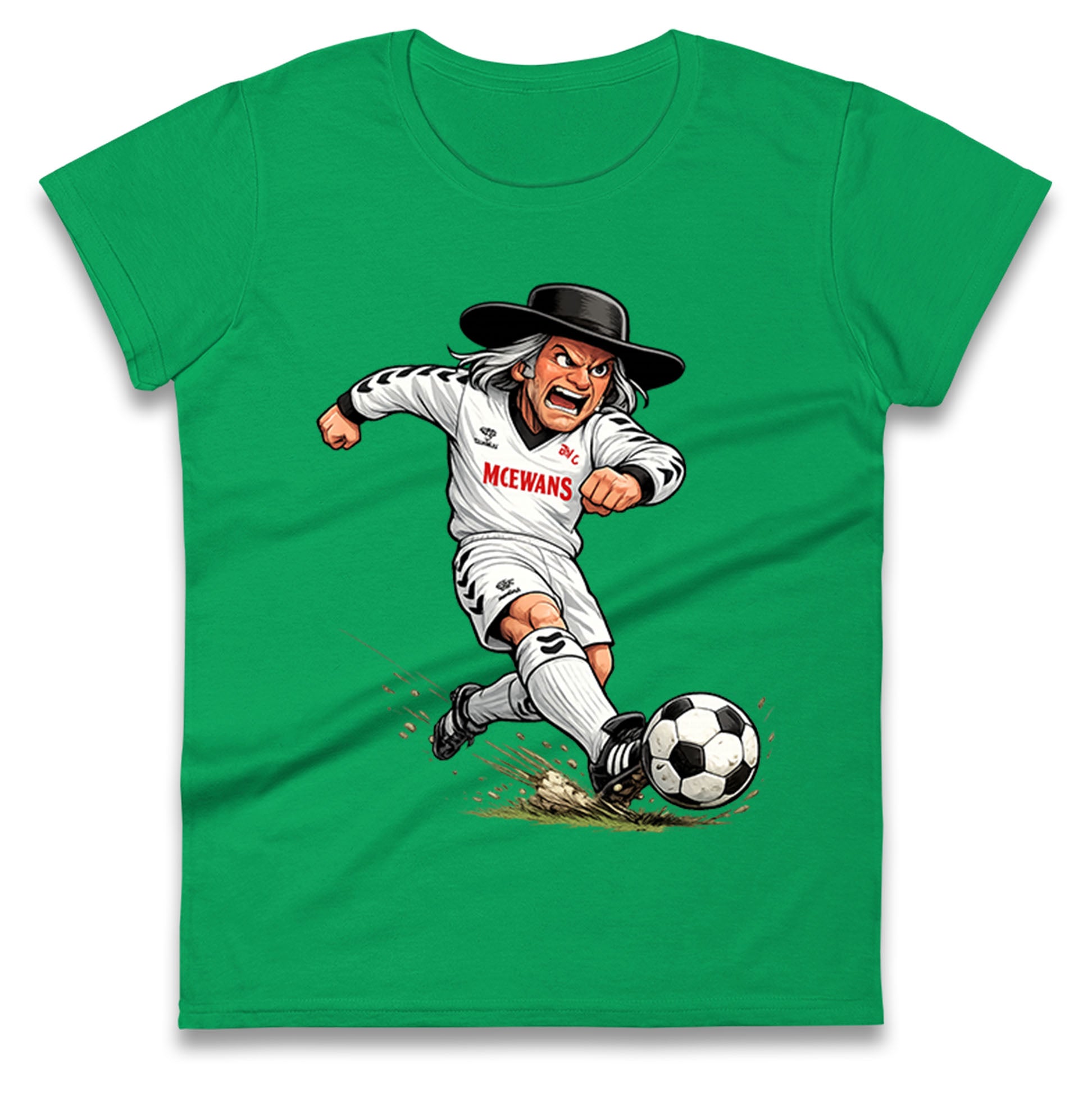 Classic Darlington Football Ladies T Shirt