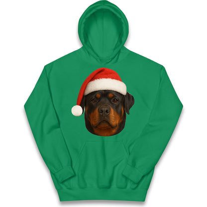 Rottweiler Christmas Kids Hoodie