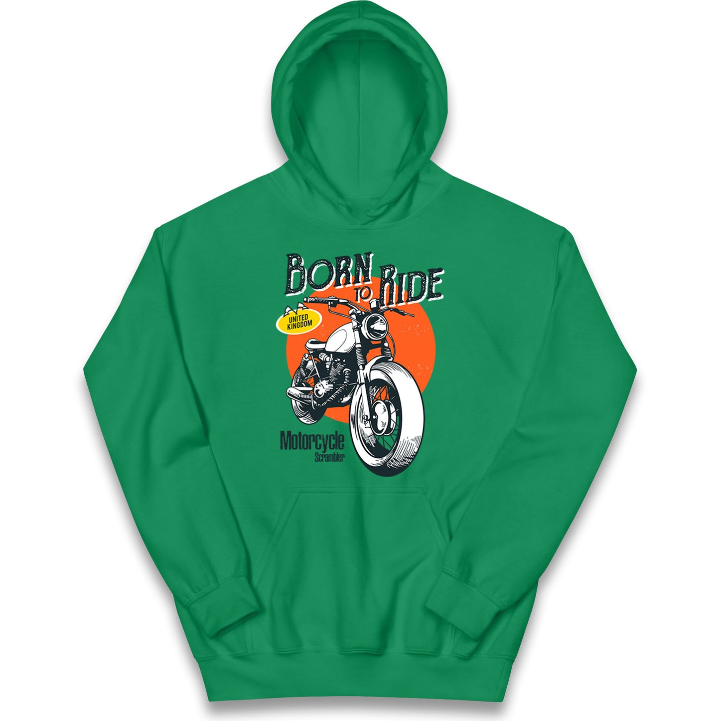 Born To Ride UK Kids Hoodie