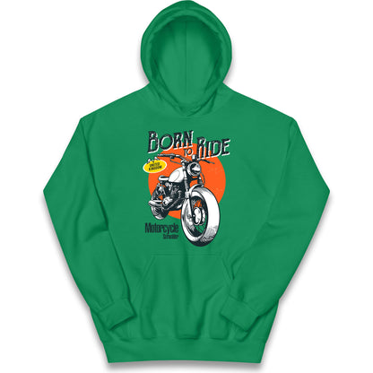 Born To Ride UK Kids Hoodie