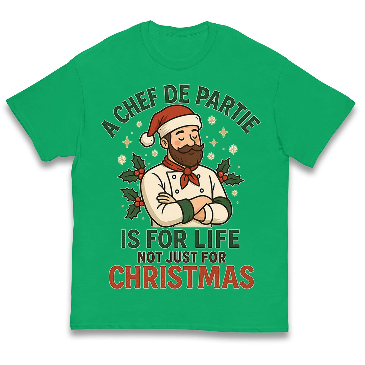 Chef De Partie Christmas Kids T Shirt