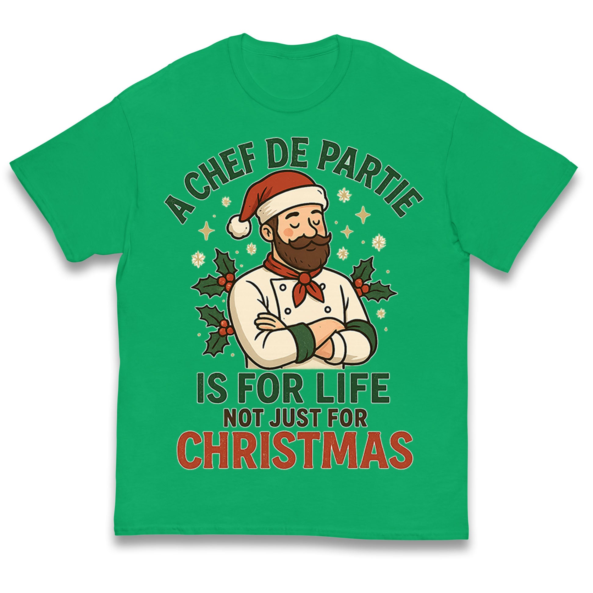 Chef De Partie Christmas Kids T Shirt