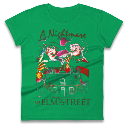 Freddy Krueger Movie Ladies T Shirt 