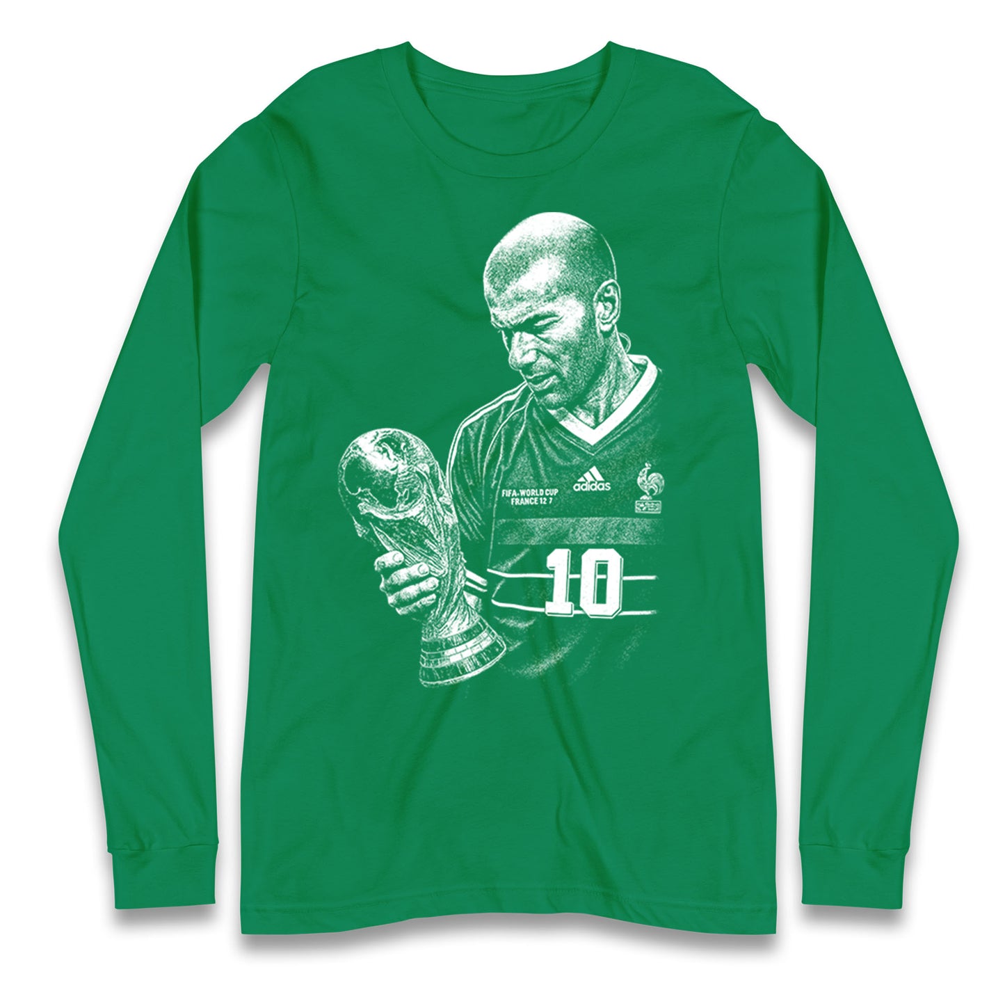 Zidane France Footballer Longsleeve T Shirt