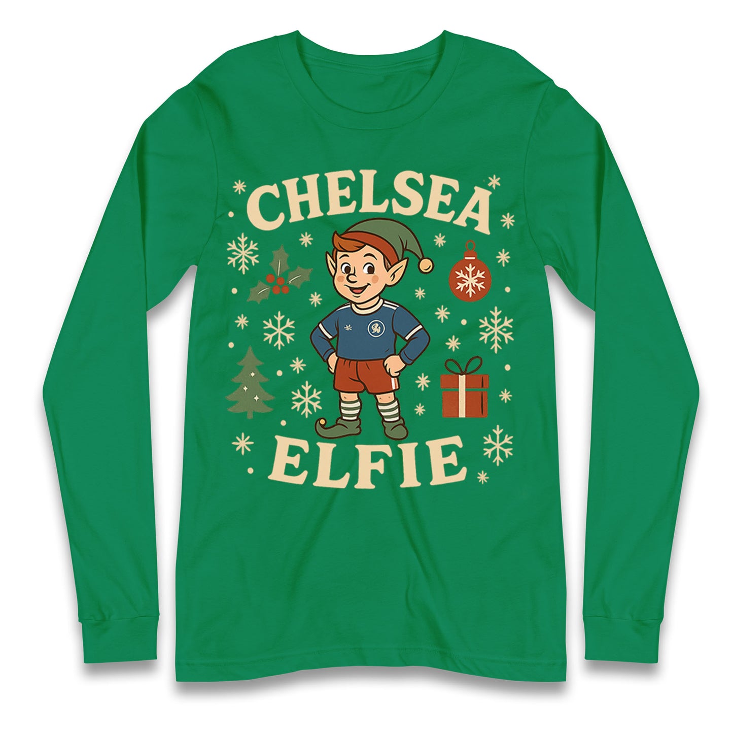 Chelsea FC Christmas Longsleeve T Shirt