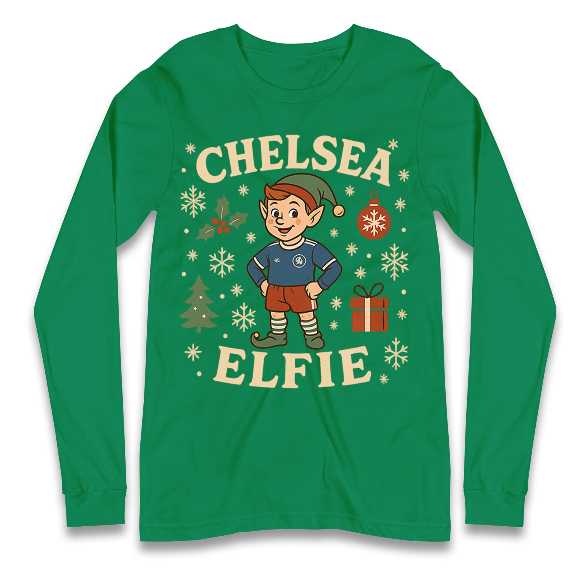 Chelsea FC Christmas Longsleeve T Shirt