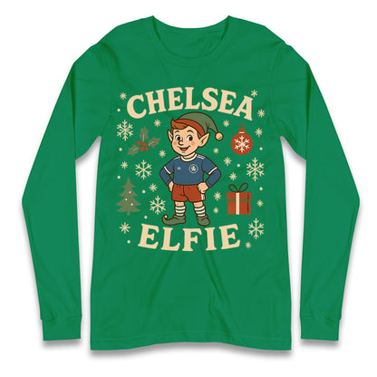 Chelsea FC Christmas Longsleeve T Shirt