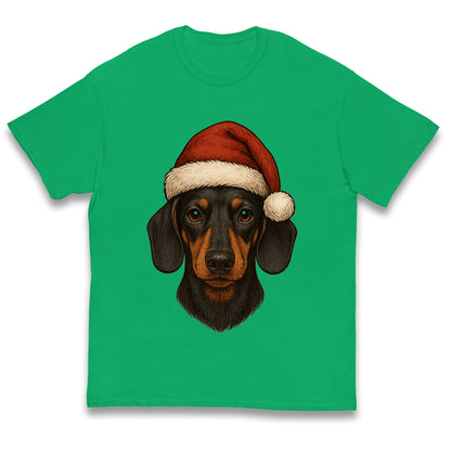 Dachshund Christmas Kids T Shirt