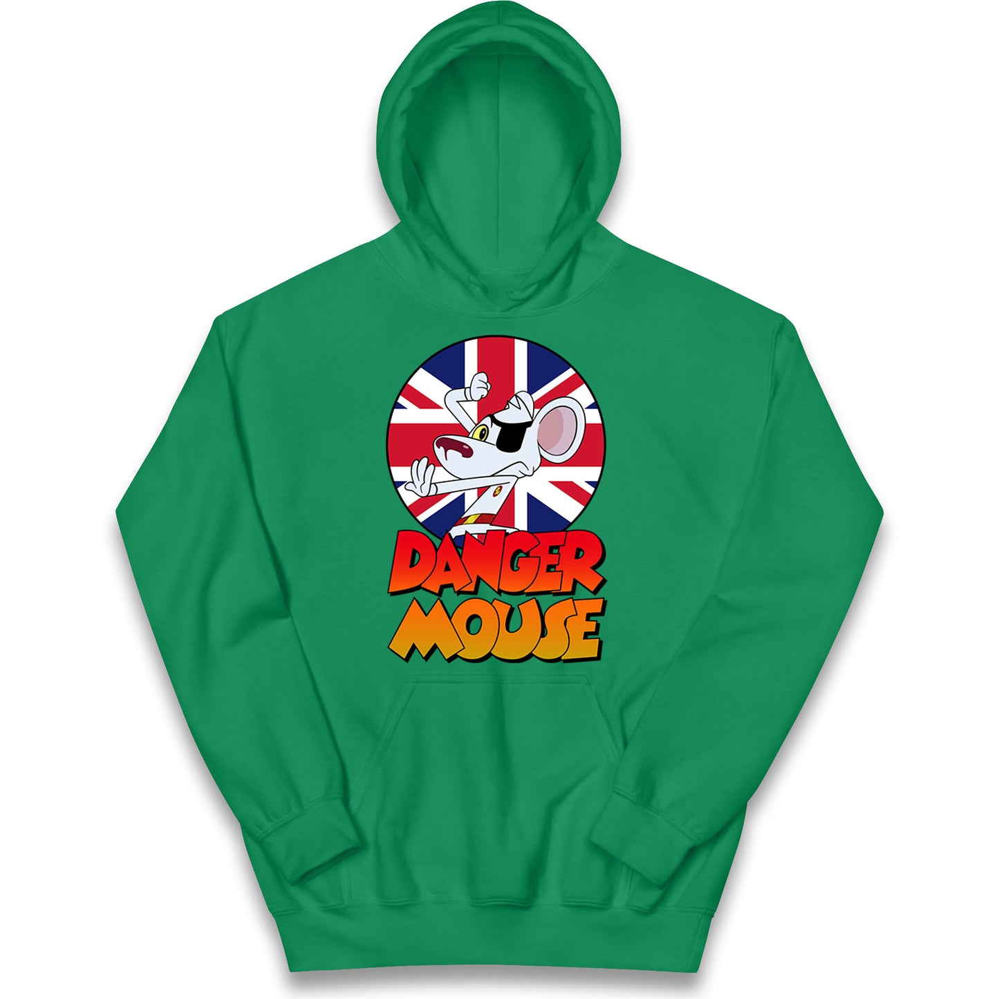 Danger Mouse Union Jack Kids Hoodie