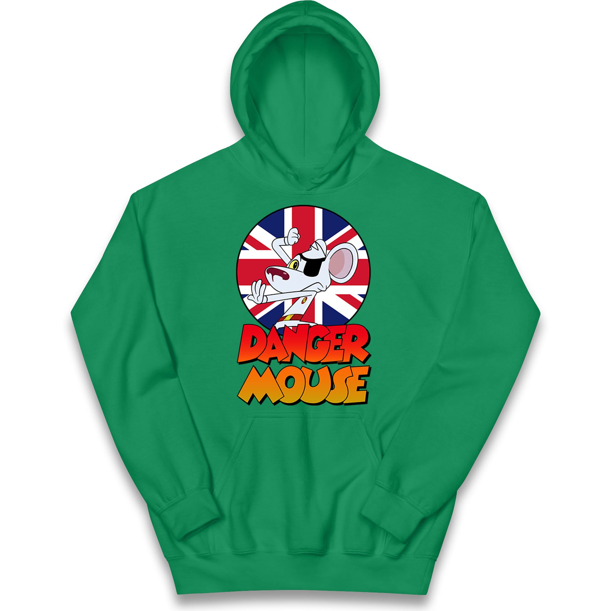 Danger Mouse Union Jack Kids Hoodie