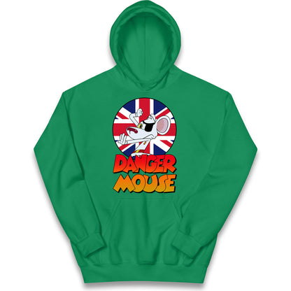 Danger Mouse Union Jack Kids Hoodie