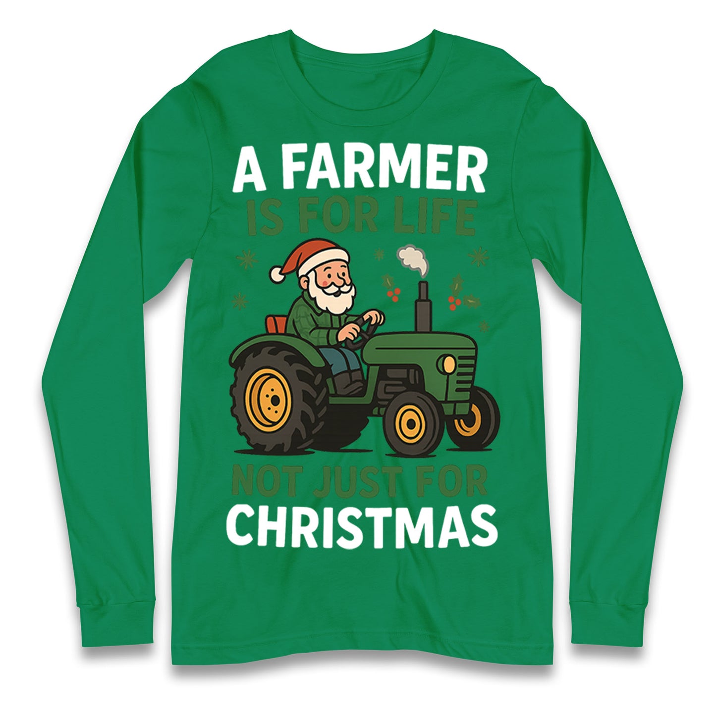 Farmer Christmas Longsleeve T Shirt