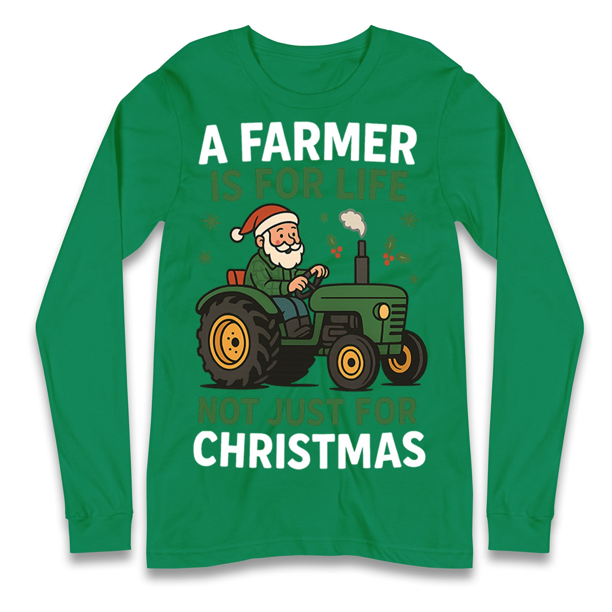 Farmer Christmas Longsleeve T Shirt