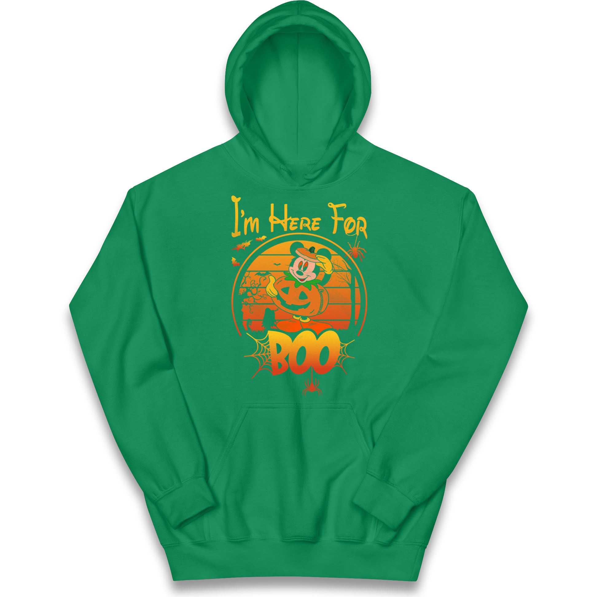 Mickey Mouse Im Here For Boo Halloween Hoodie
