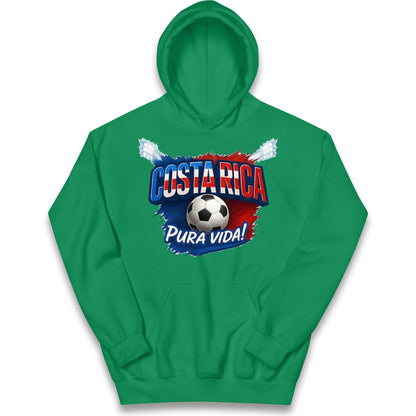 Costa Rica Retro World Cup Kids Hoodie