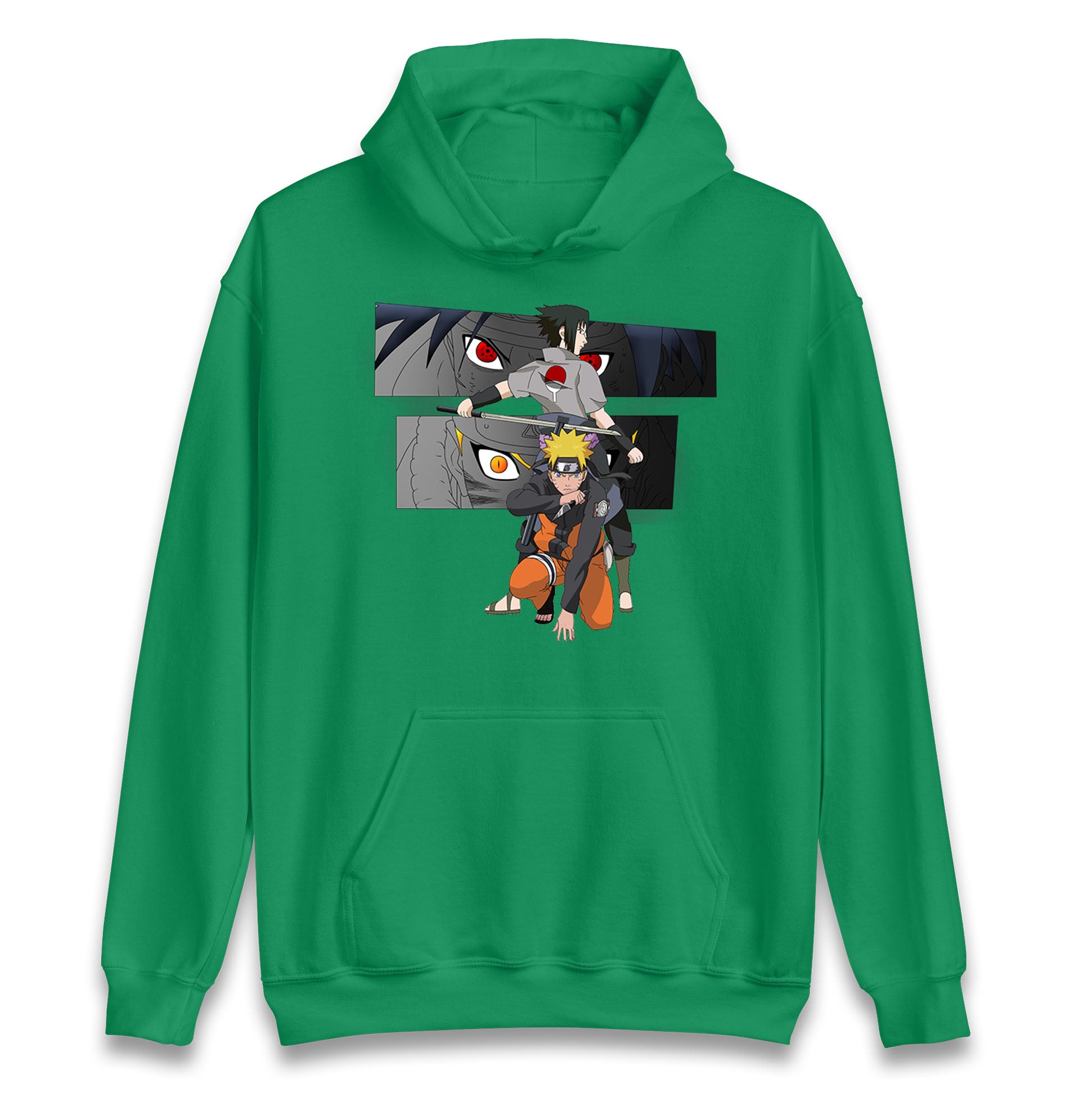 naruto and sasuke uchiha hoodie