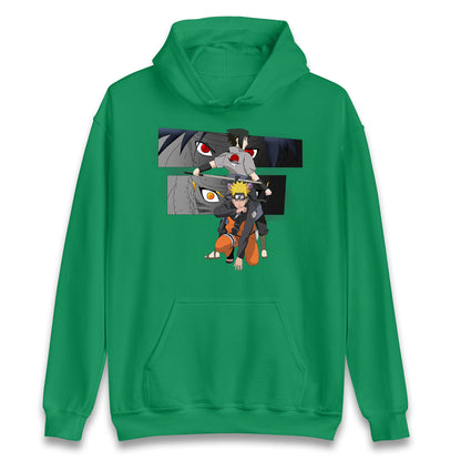 naruto and sasuke uchiha hoodie