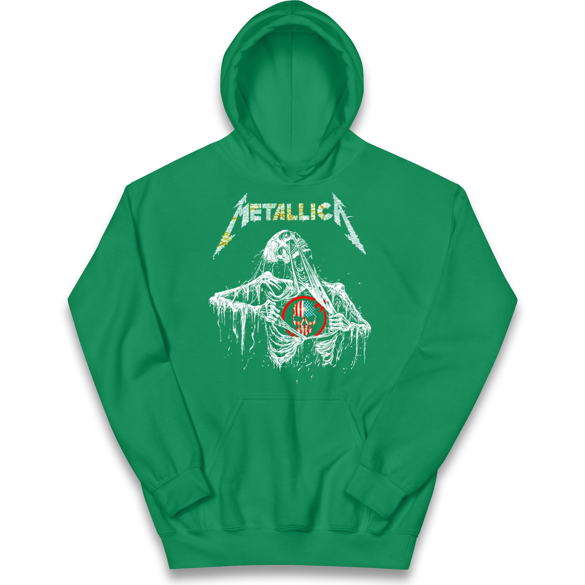 Metallica USA Skull Kids Hoodie