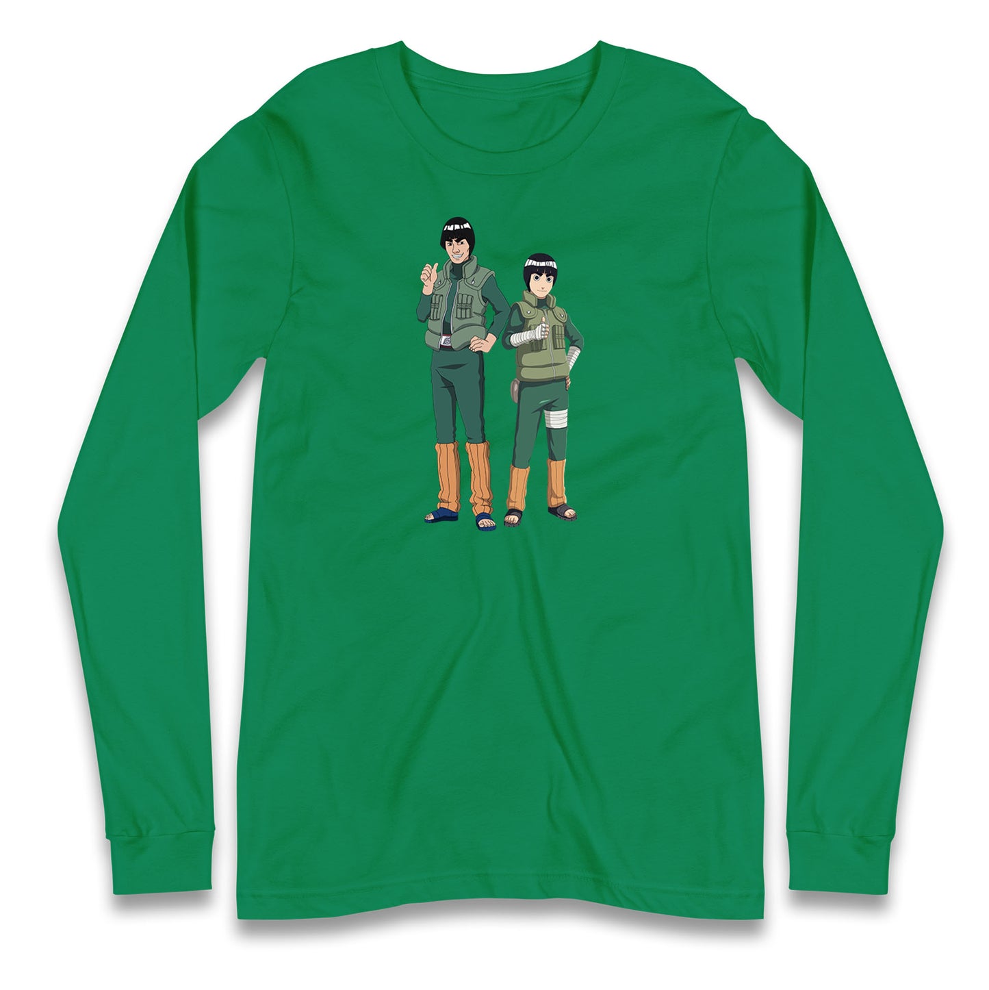 Might Guy & Rock Lee Long Sleeve T Shirt