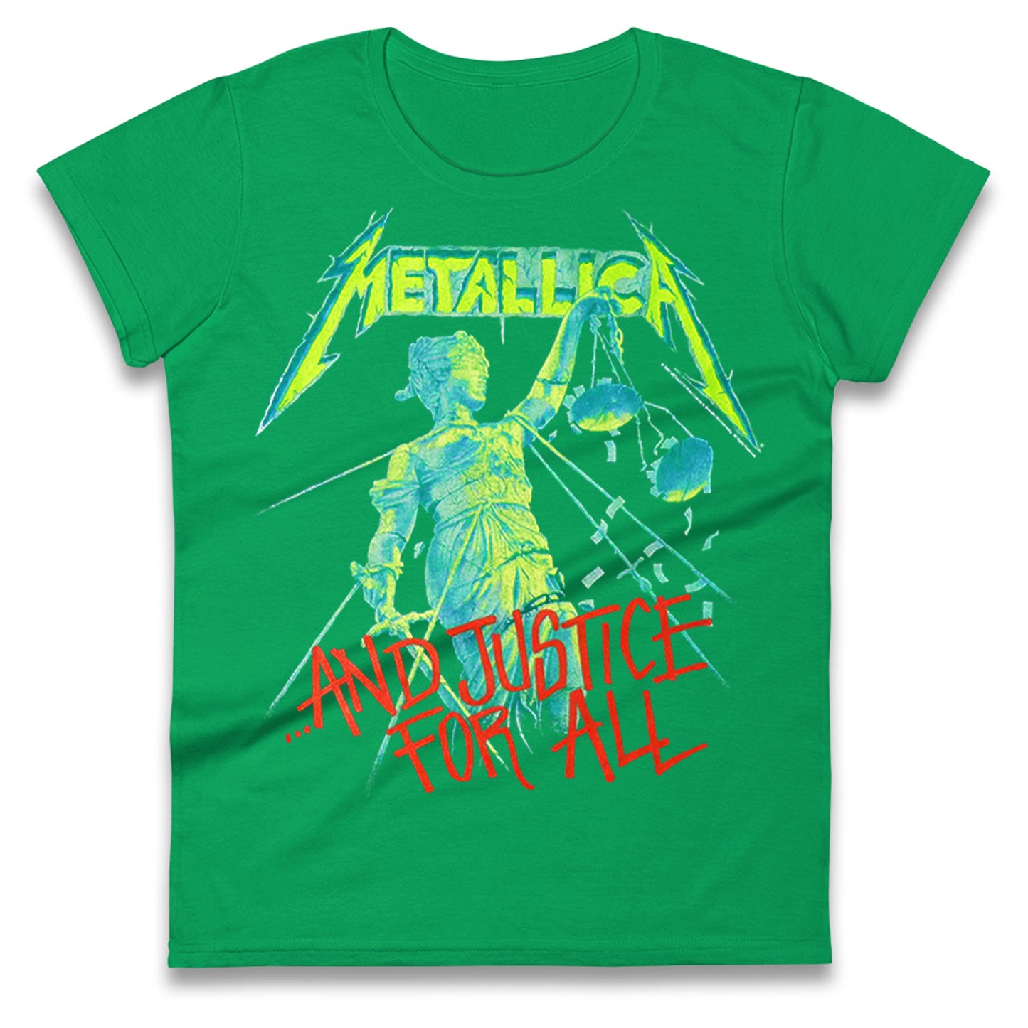 Metallica And Justice For All Ladies T Shirt