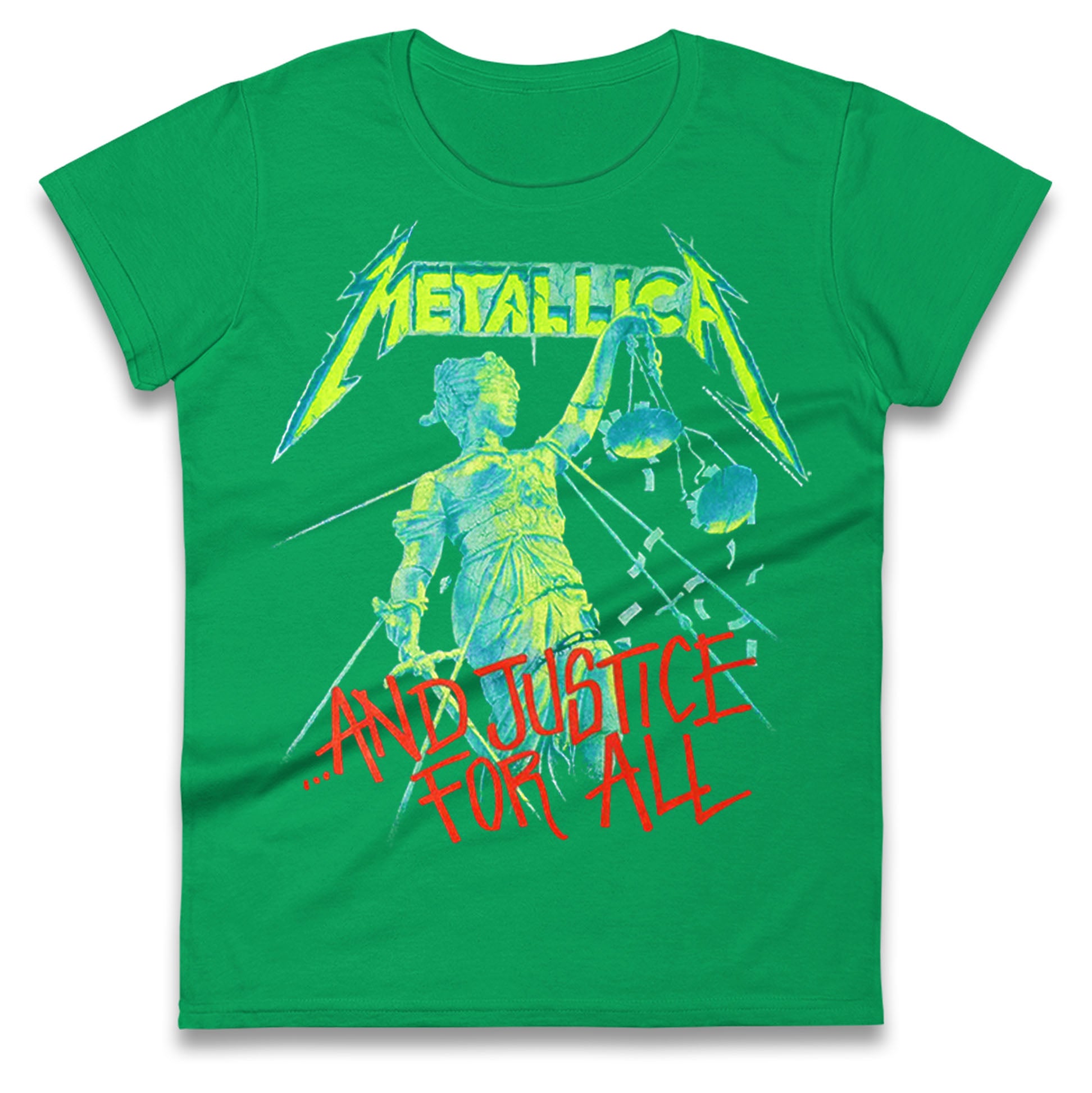 Metallica And Justice For All Ladies T Shirt