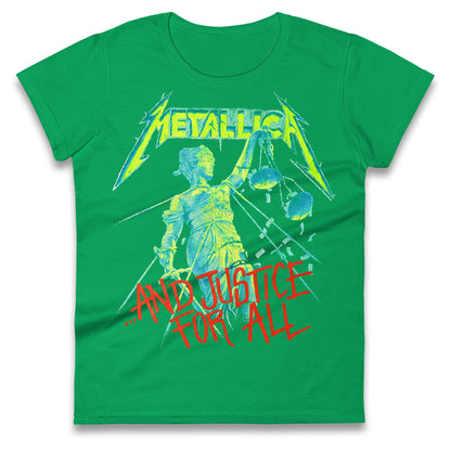 Metallica And Justice For All Ladies T Shirt