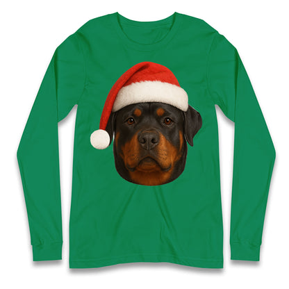 Rottweiler Christmas Longsleeve T Shirt 