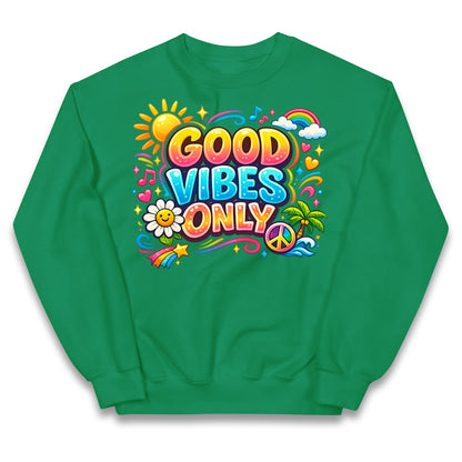 Good Vibes Only Kids Jumper