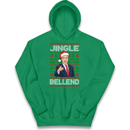 Nigel Farage Christmas Kids Hoodie