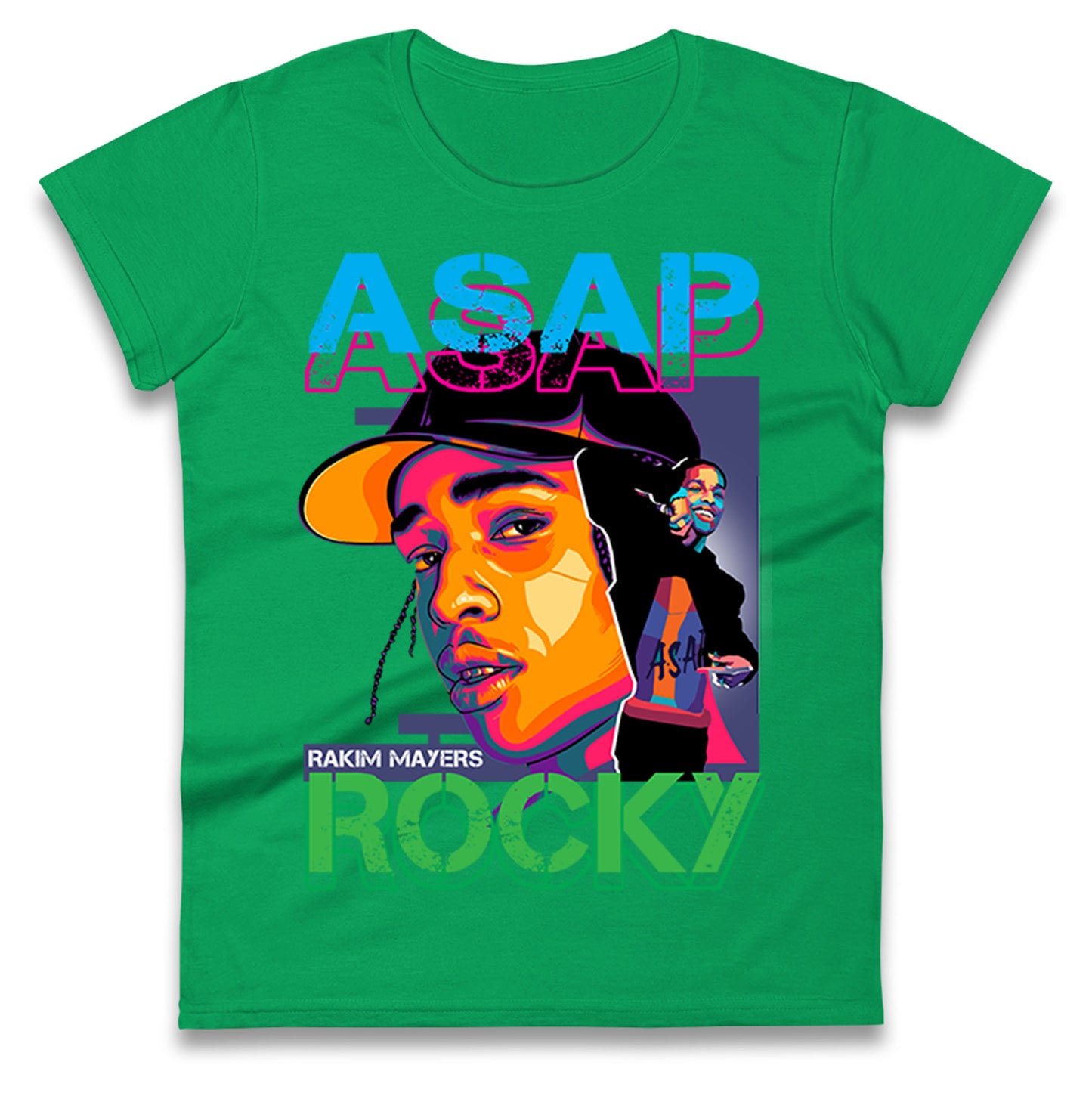 ASAP Rocky Rakim Mayers Ladies T Shirt