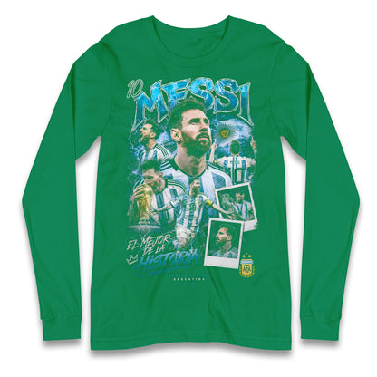 10 Messi Argentina Longsleeve T Shirt