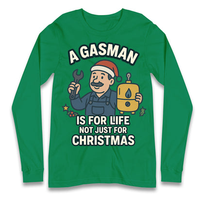 Gasman Christmas Longsleeve T Shirt