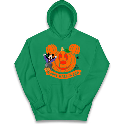 Mickey Mouse Horror Happy Halloween Kids Hoodie