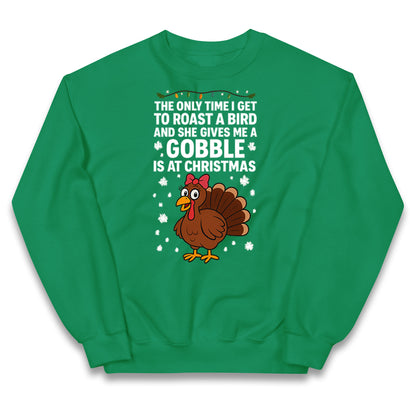 Rude Christmas Kids Jumper