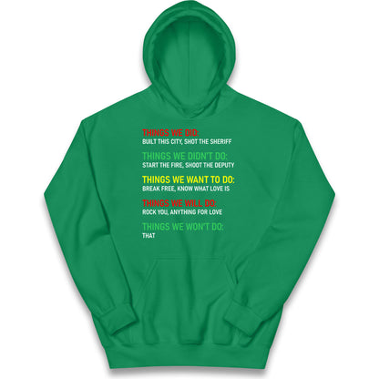 Bob Marley Music Kids Hoodie