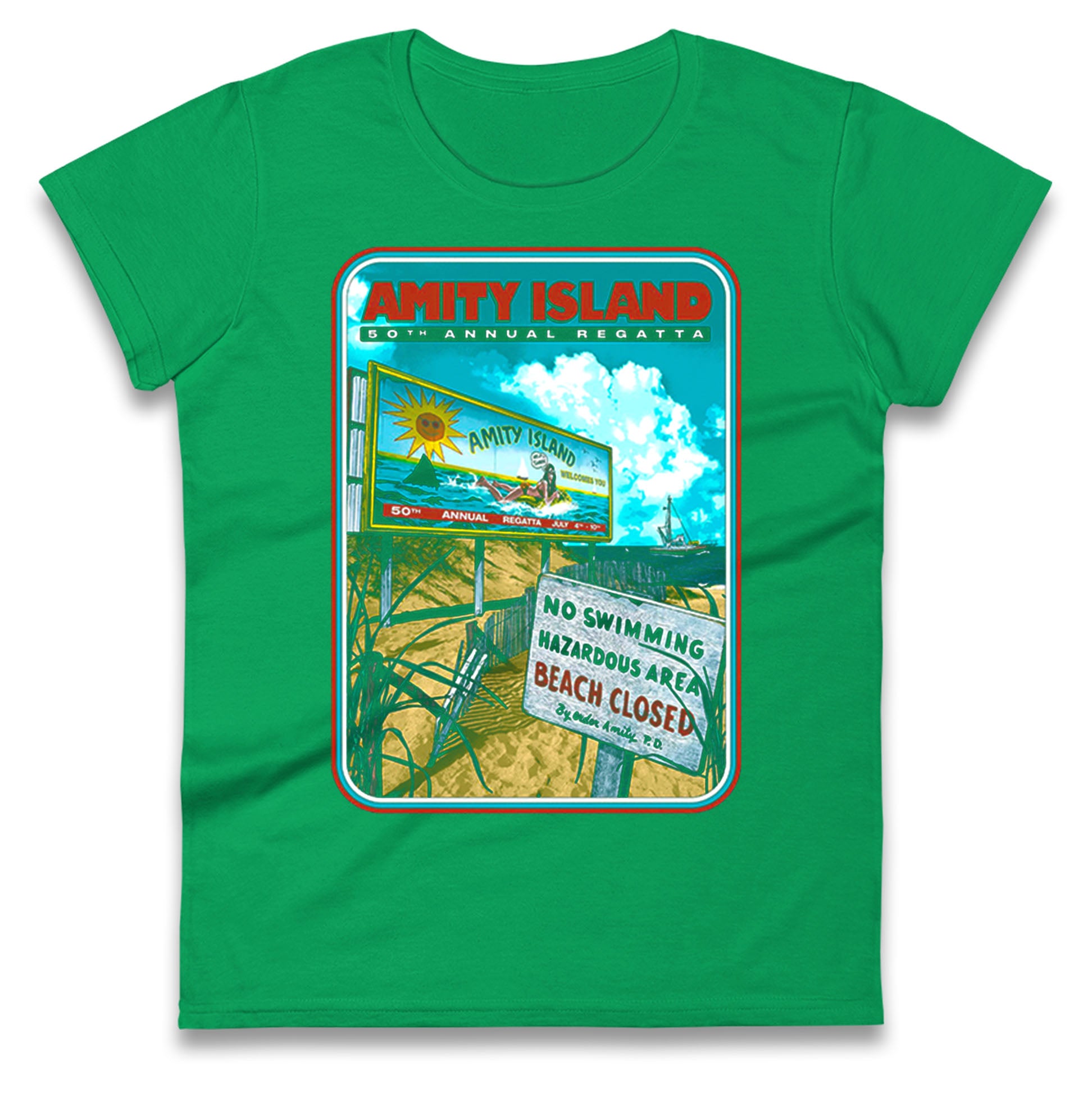 Jaws Ladies T Shirt