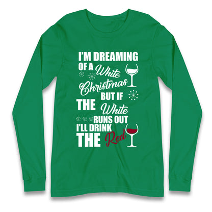 Wine Christmas Longsleeve T Shirt