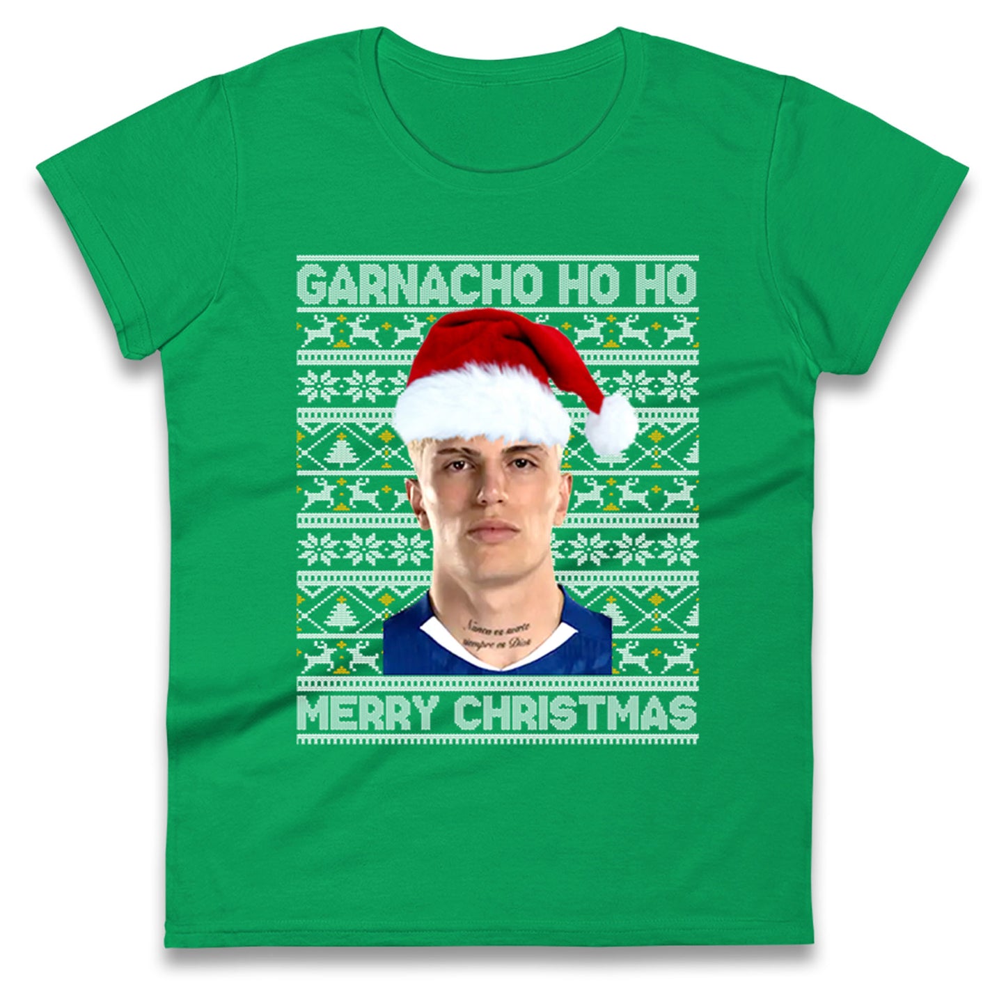 Garnacho Christmas Ladies T Shirt