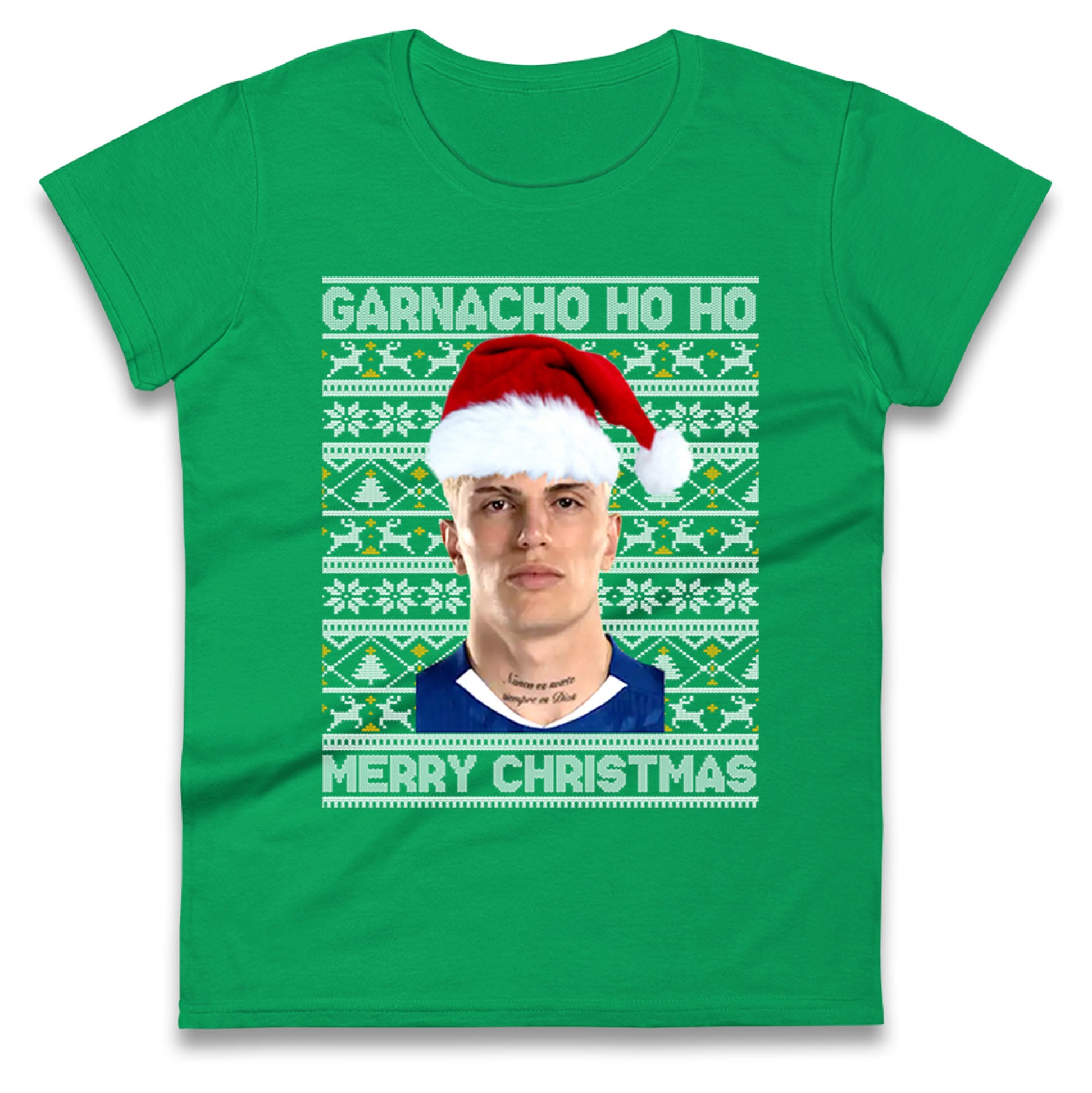 Garnacho Christmas Ladies T Shirt