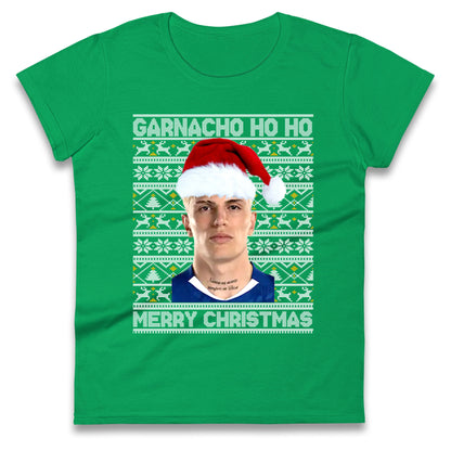 Garnacho Christmas Ladies T Shirt