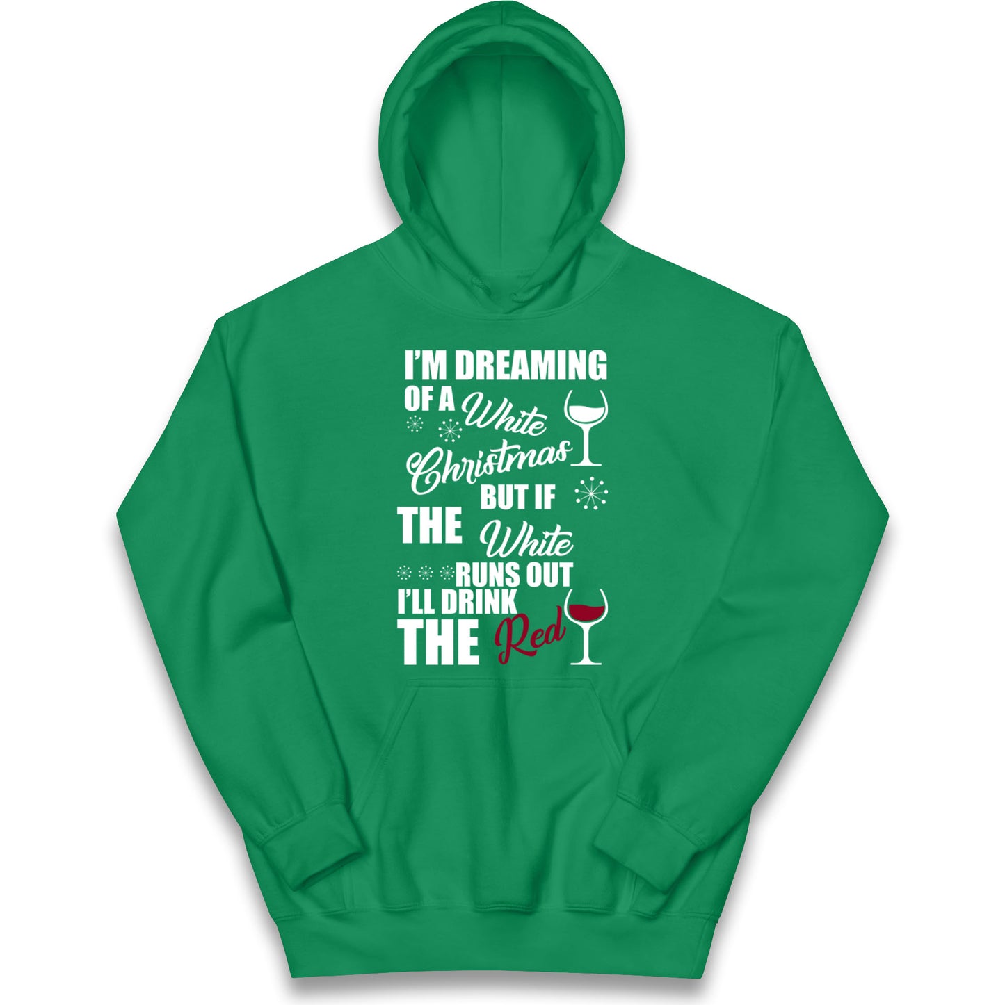 Wine Christmas Kids Hoodie