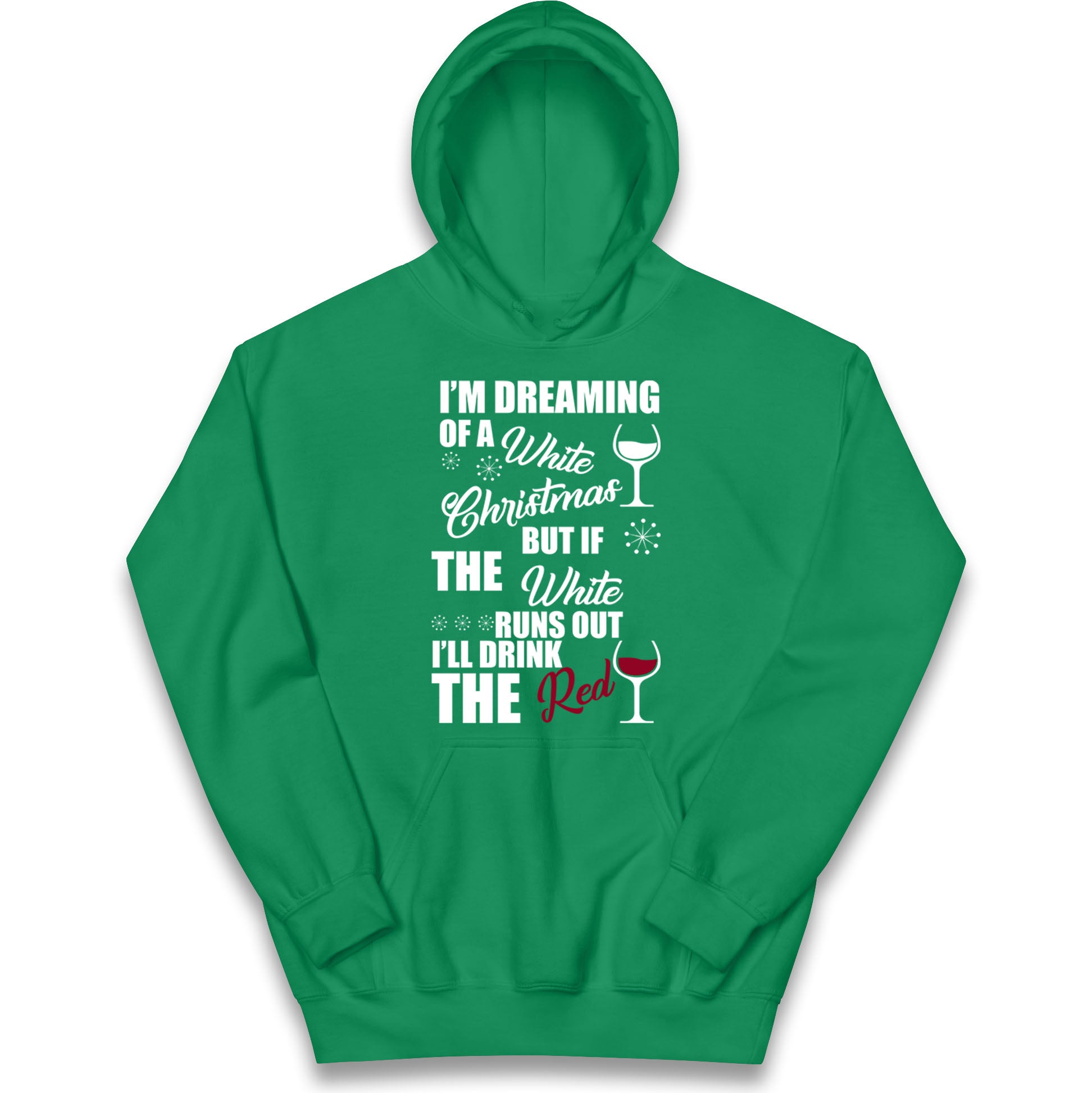 Wine Christmas Kids Hoodie