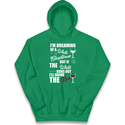 Wine Christmas Kids Hoodie