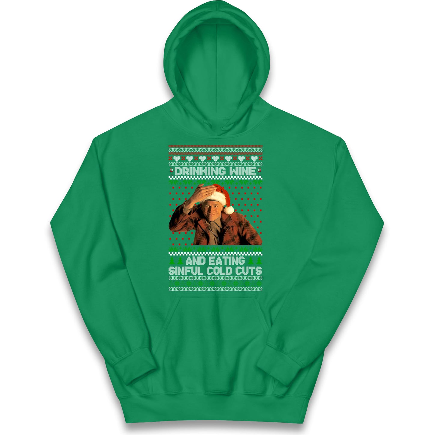 Ed Gein Wine Christmas Kids Hoodie