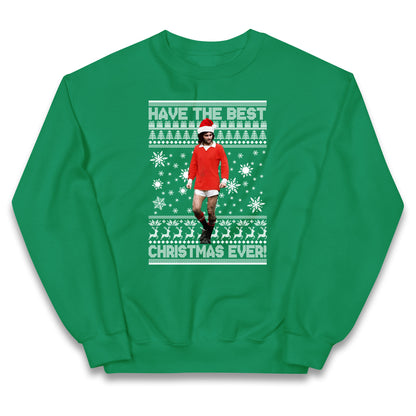 Christmas George Best Kids Jumper
