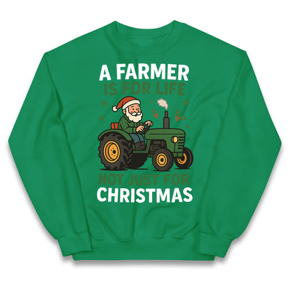 Farmer Christmas Kids Jumper