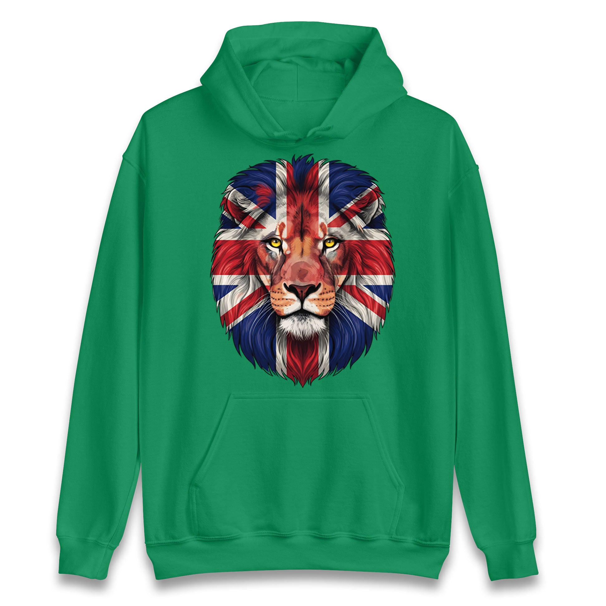 St George Flag Lion Hoodie